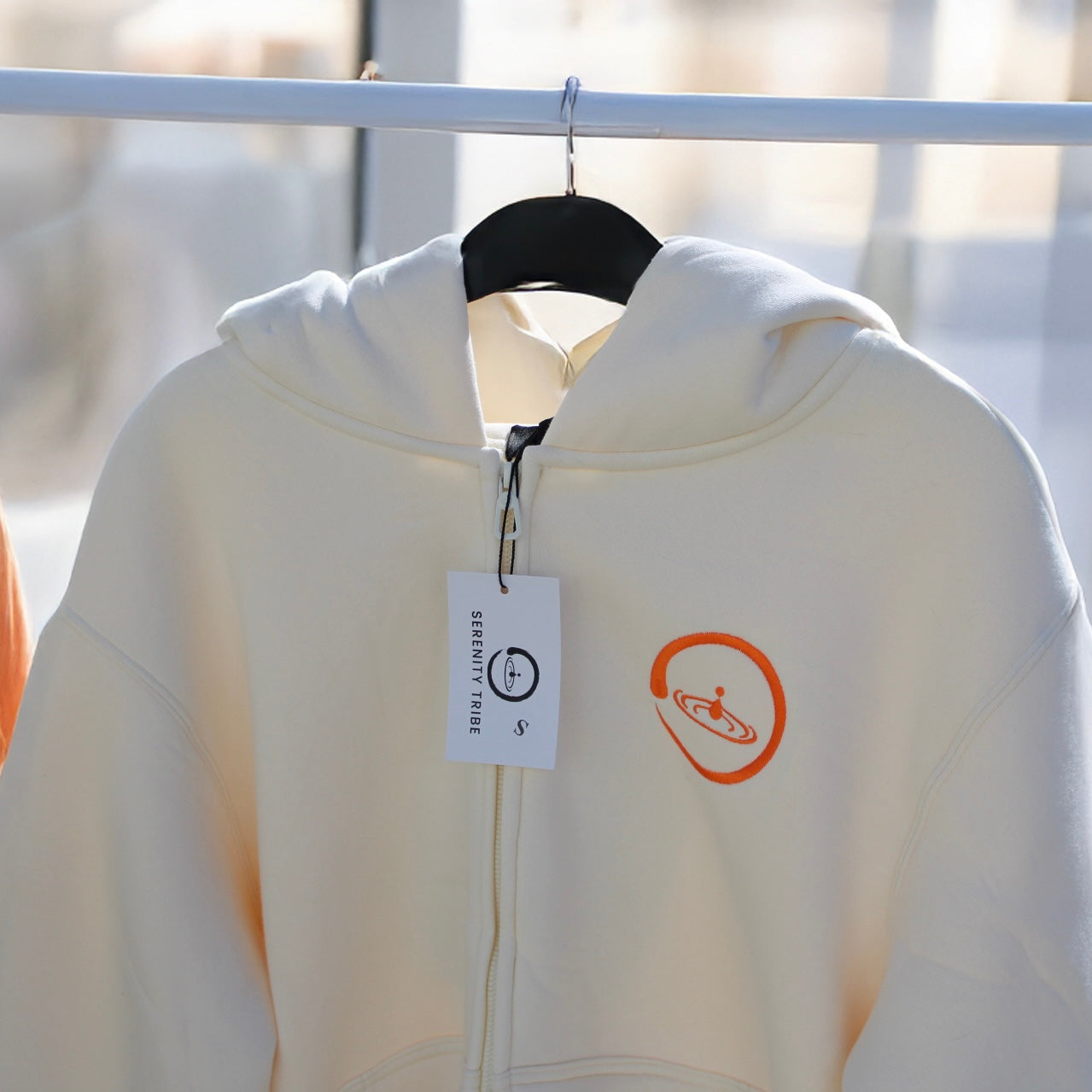 Cozy Cream Zip Hoodie